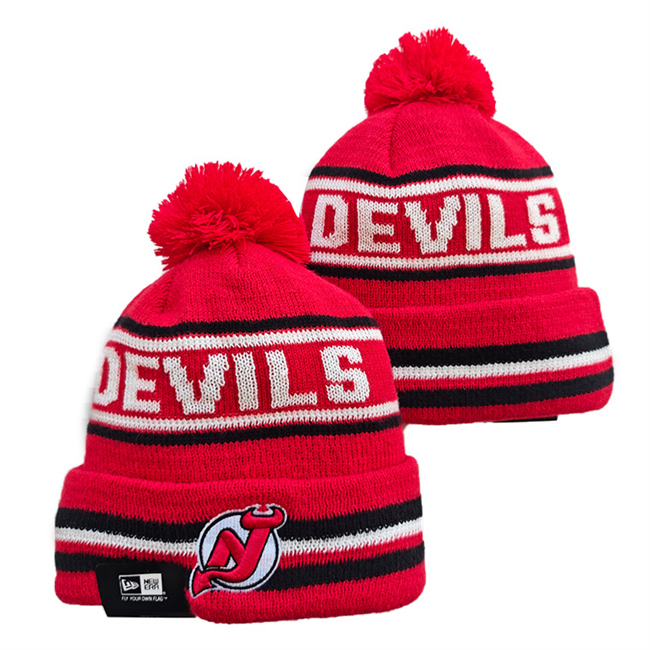 New Jersey Devils 2025 Knit Hats 001